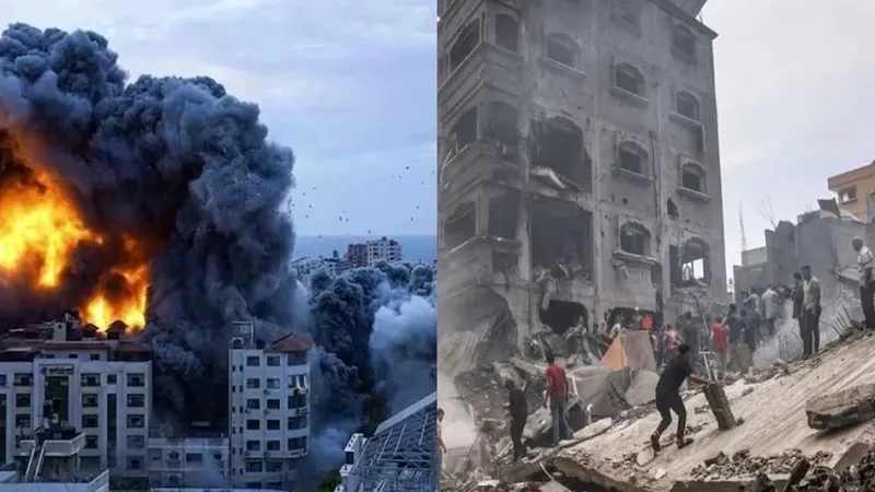 Israel Hamas War : इजरायली हमलों से गाजा पट्टी में कोहराम, तीन दिन में मारे गए 200 से अधिक बच्चे