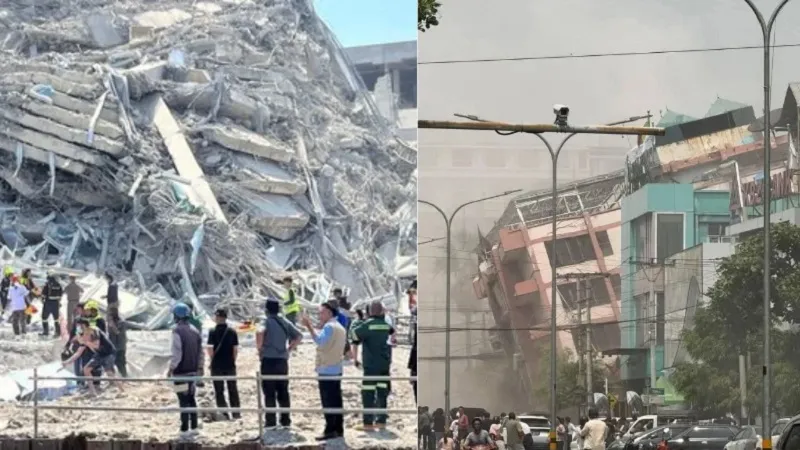 Myanmar Earthquake : भूकंप प्रभावित म्यांमार में बचाव दल भेजेगा बांग्लादेश, अब तक 1700 मौतें...3400 से अधिक लोग घायल और 300 लापता