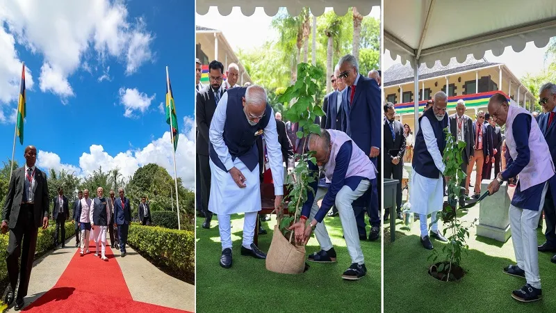PM Modi Mauritius visit : एक पेड़ मां के नाम…मॉरीशस में पीएम मोदी ने लगाया पौधा, सर शिवसागर रामगुलाम बोटैनिकल गार्डन का किया दौरा 