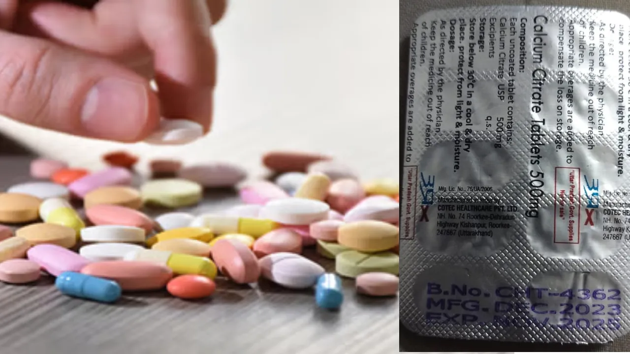 Lucknow: सरकारी अस्पतालों में भेजी गई खराब कैल्शियम टैबलेट, रैपर से निकालते ही हो रहीं टूट कर चूर 