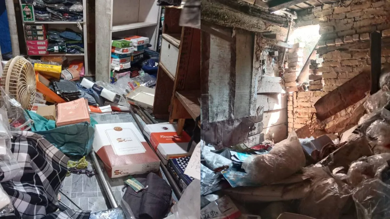  बहराइच में चोरों का आतंक: कपड़े की दुकान में सेंध लगाकर की लाखों की चोरी