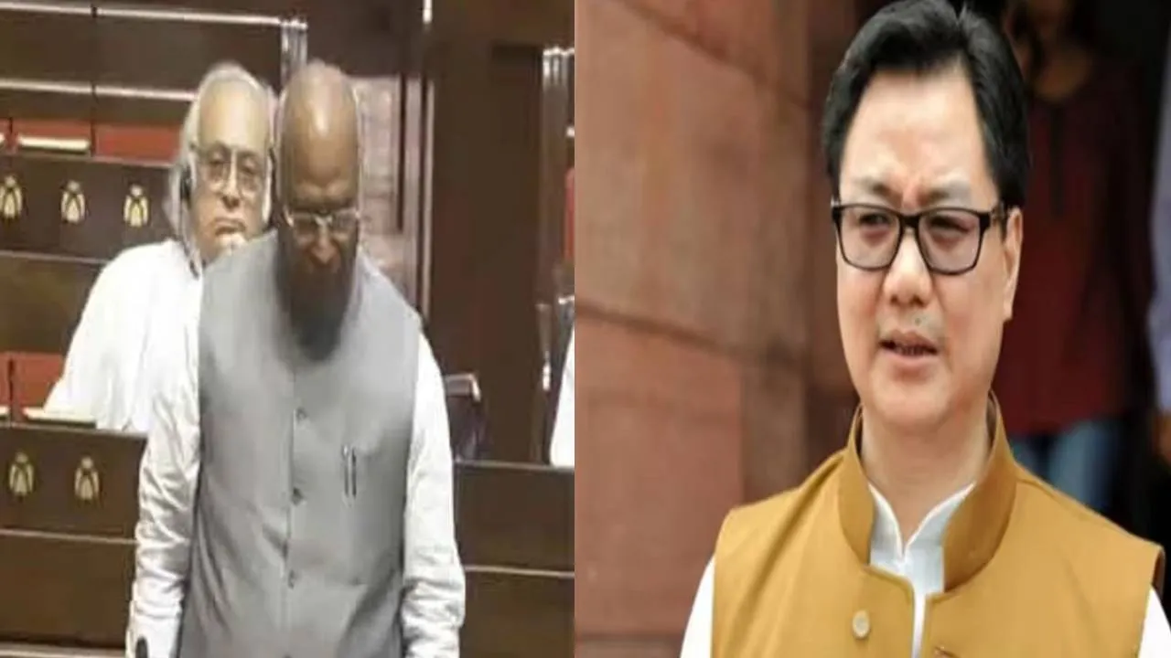 राणा सांगा पर राज्यसभा में संग्राम: खरगे ने सुमन को लेकर खेला दलित कार्ड तो भड़के रिजिजू, कहा- यह जाति या धर्म का मुद्दा नहीं