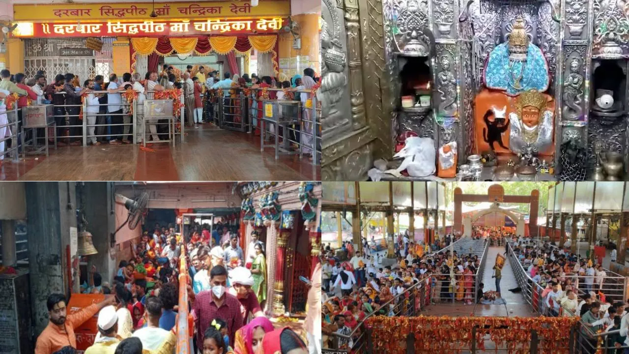 Chaitra Navratri 2025: चैत्र नवरात्रि के पहले दिन मंदिरों में लगा भक्तों का तांता, देखें- मनमोहक तस्वीरें