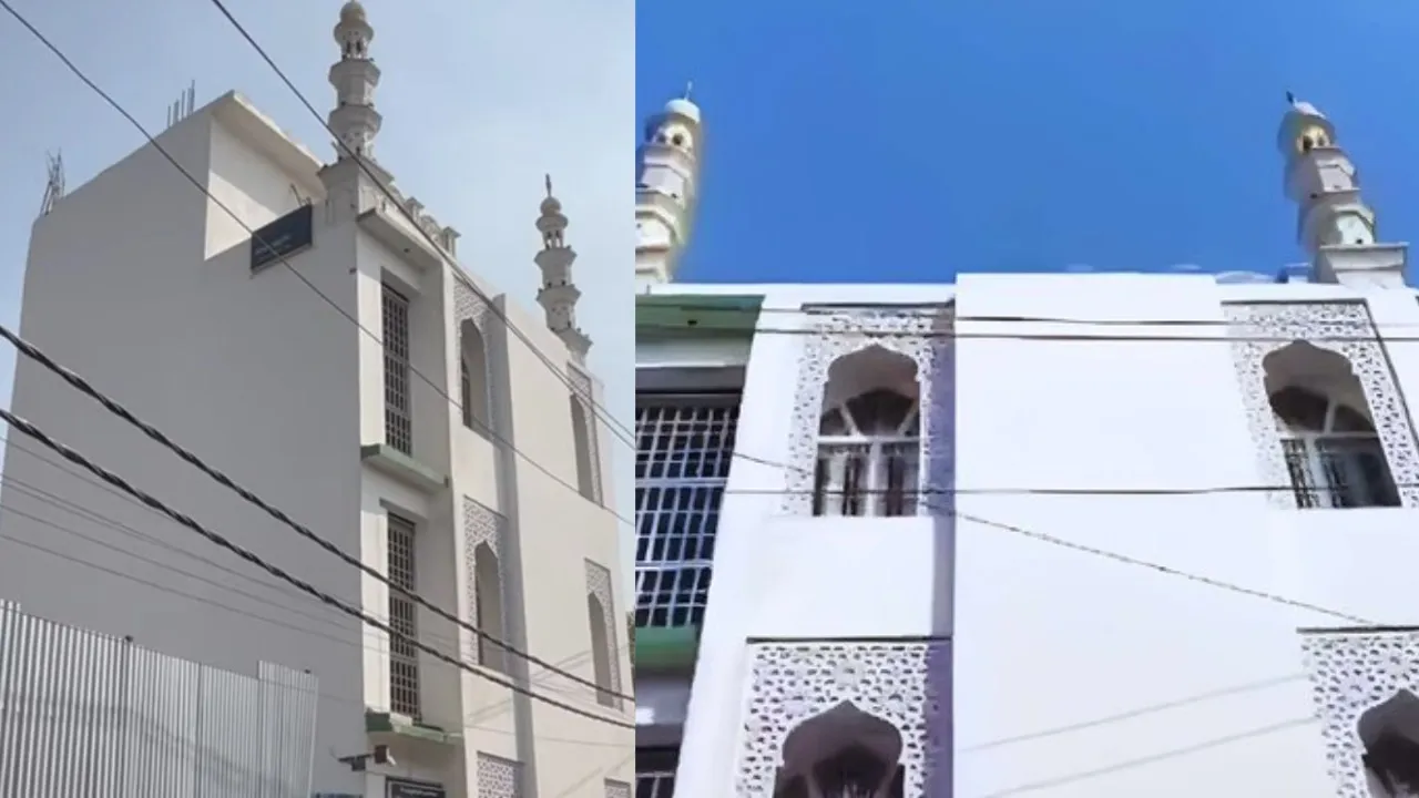 गोरखपुर: प्रशासन के अल्टीमेटम के बाद जागी मस्जिद कमेटी, छेनी-हथौड़े लेकर खुद गिराने लगे अवैध मस्जिद