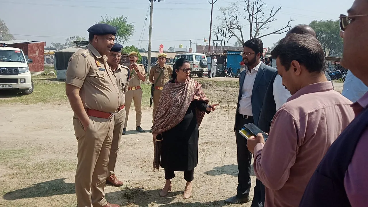 बहराइच: कल आएंगे उपमुख्यमंत्री ब्रजेश पाठक, डीएम और एसपी ने कार्यक्रम स्थल का किया निरीक्षण  