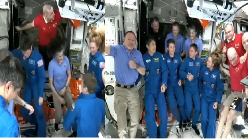 International Space Station में नए मेहमानों को देख खुशी से झूम उठीं सुनीता विलियम्स, VIDEO वायरल