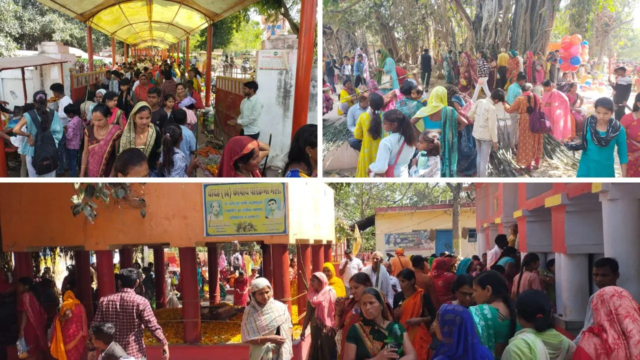 उन्नाव के परियर से शुरू हुई 14 कोशीय परिक्रमा, भक्तों का उमड़ा हुजूम, लोगों ने किए माता जानकी व बाबा बलखंडेश्वर महादेव के दर्शन