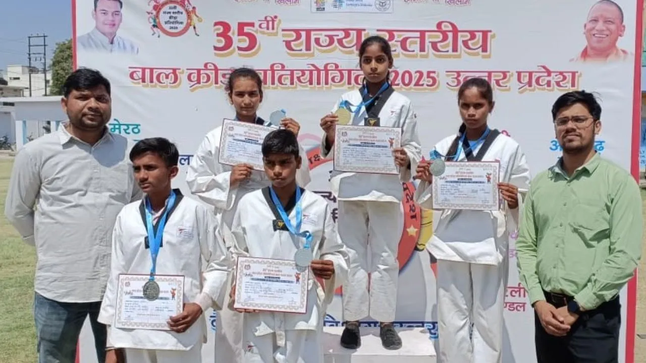 Kannauj: यूपीएस तहसीपुर के विद्यार्थियों का डंका, खेलकूद प्रतियोगिता में जीते स्वर्ण समेत 5 पदक