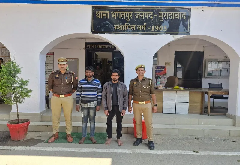  मुरादाबाद  : किशोरी से गैंगरेप के दो और आरोपी गिरफ्तार, चौथा फरार