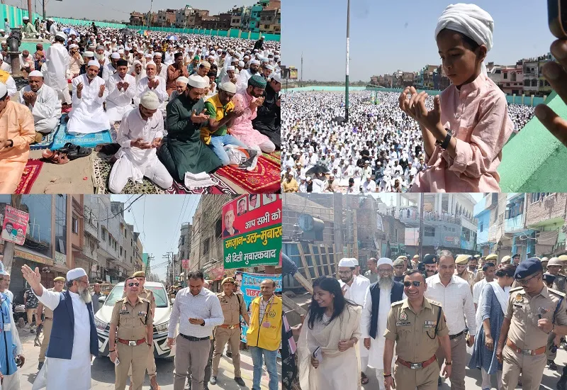 मुरादाबाद : शांतिपूर्ण ढंग से संपन्न हुई जुमे की नमाज, मुल्क की तरक्की के लिए मांगी दुआ...पुलिस-प्रशासन रहा अलर्ट