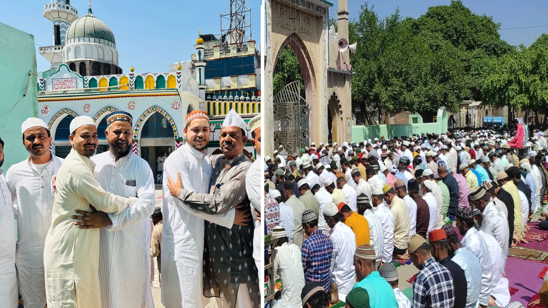 Bareilly Eid-ul-fitr: ईद की नमाज में उठे फिलिस्तीन के लिए हाथ...शांति से मना रहे खुशी का त्योहार