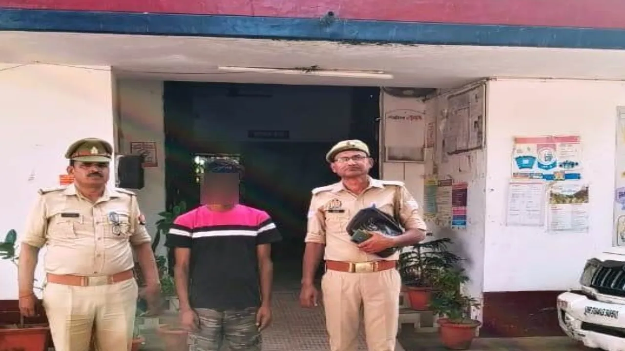 Lucknow News :  व्यापारी के कार्यालय पर पेट्रोल बम से हमला, CCTV footage के आधार पर मुख्य आरोपी पकड़ा गया