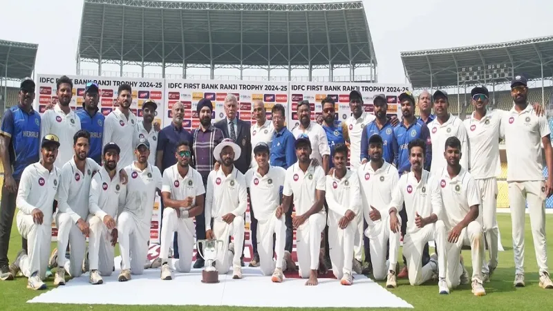 Ranji Trophy Final : विदर्भ ने जीता रणजी ट्रॉफी का तीसरा खिताब, केरल के खिलाफ ड्रॉ रहा फाइनल मुकाबला