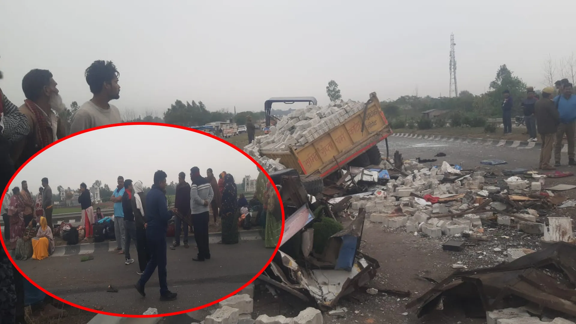 Bareilly: दो की मौत...राम मंदिर के दर्शन कर हरिद्वार जा रहे श्रद्धालुओं की बस ट्रैक्टर ट्रॉली से भिड़ी 