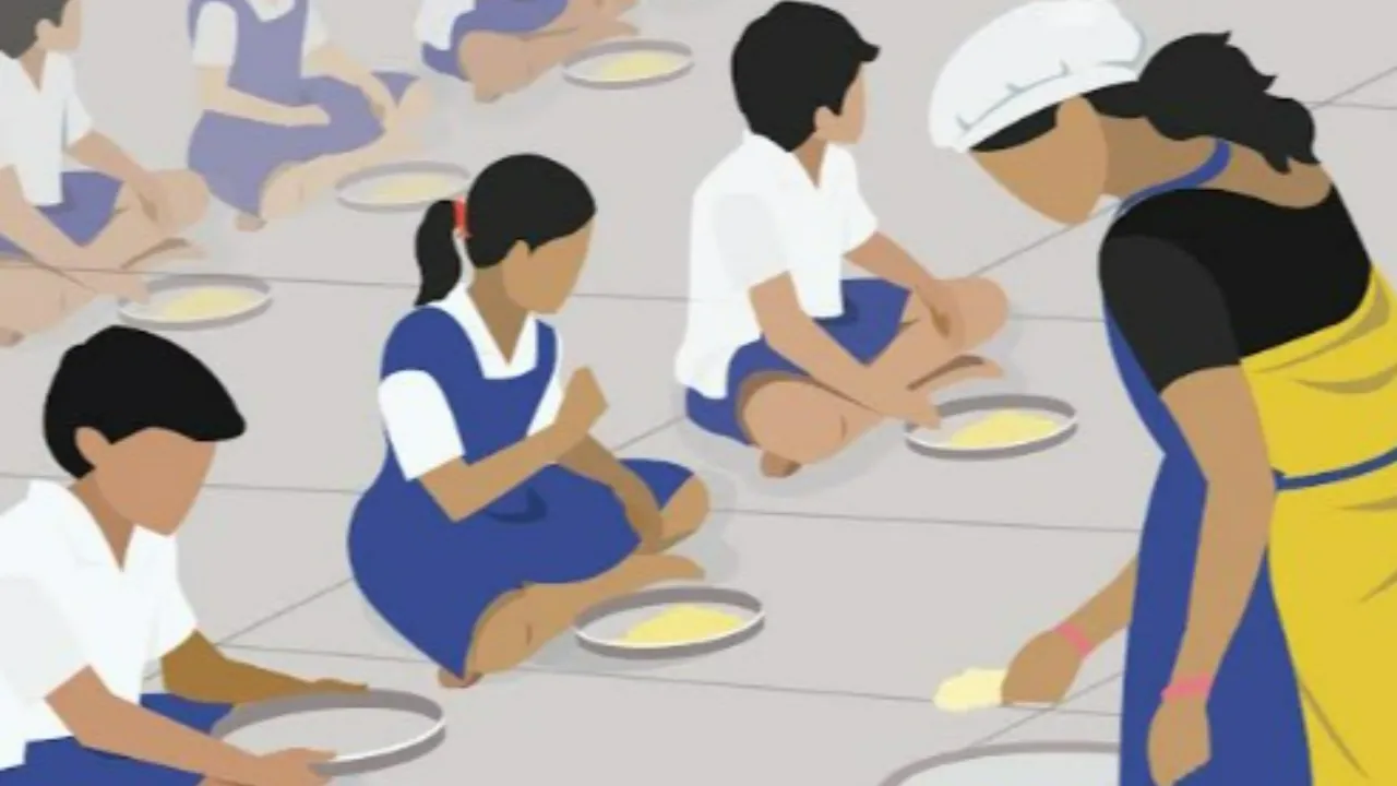 लखीमपुर खीरी: स्कूल में मिड डे मील बंद, भूखे पेट पढ़ाई कर रहे 169 बच्चे