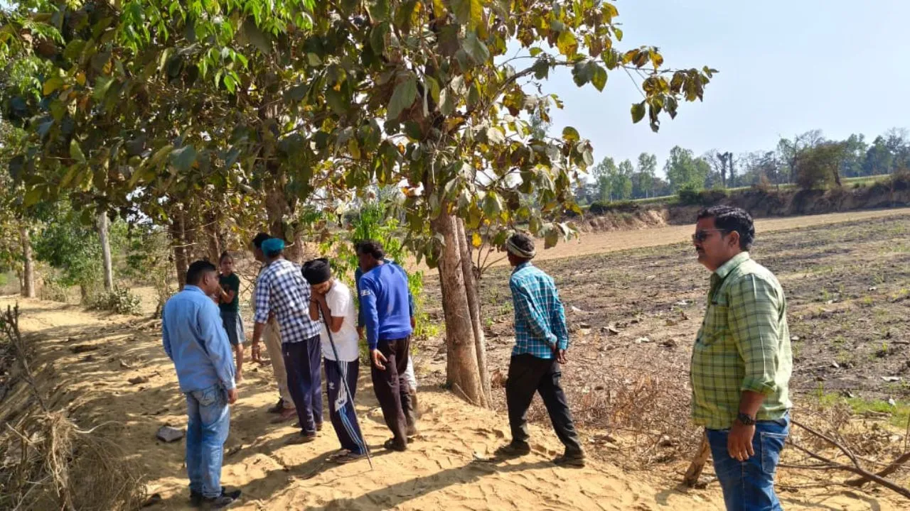 लखीमपुर खीरी: संडीपुर के पास सड़क पर आया तेंदुआ, थमे वाहनों के पहिए