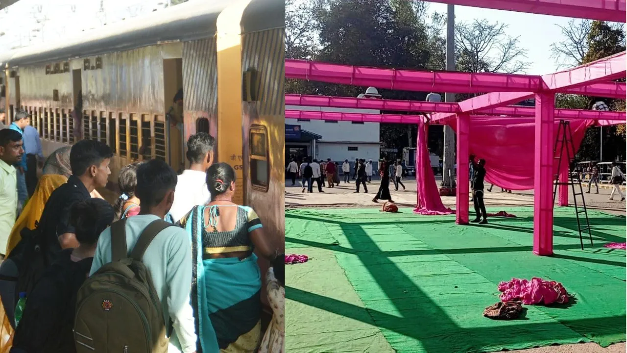 पीलीभीत: पूर्णागिरि मेले में श्रद्धालुओं की बढ़ती भीड़, रेलवे प्रशासन ने किए खास इंतजाम