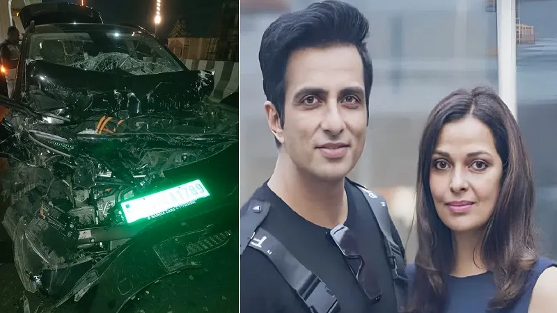 मुंबई-नागपुर हाईवे पर सोनू सूद की पत्नी का हुआ एक्सीडेंट, बाल बाल बचीं