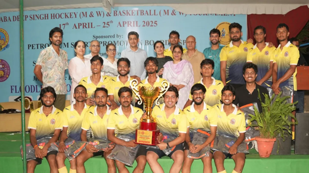 Hockey Tournament: खालसा कॉलेज ने जीता पीएसपीबी बाबा दीप सिंह हॉकी का खिताब 
