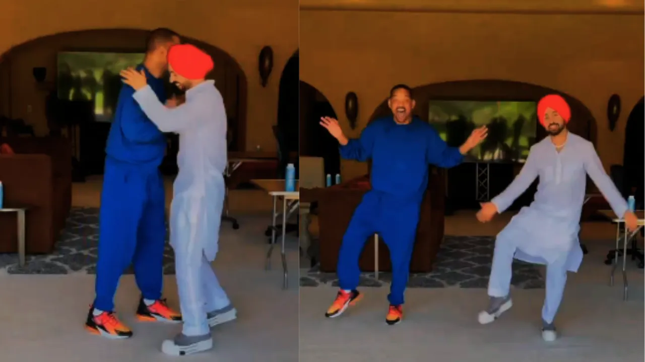 विल स्मिथ को भांगड़ा सिखा रहे दिलजीत दोसांझ, देखें Video