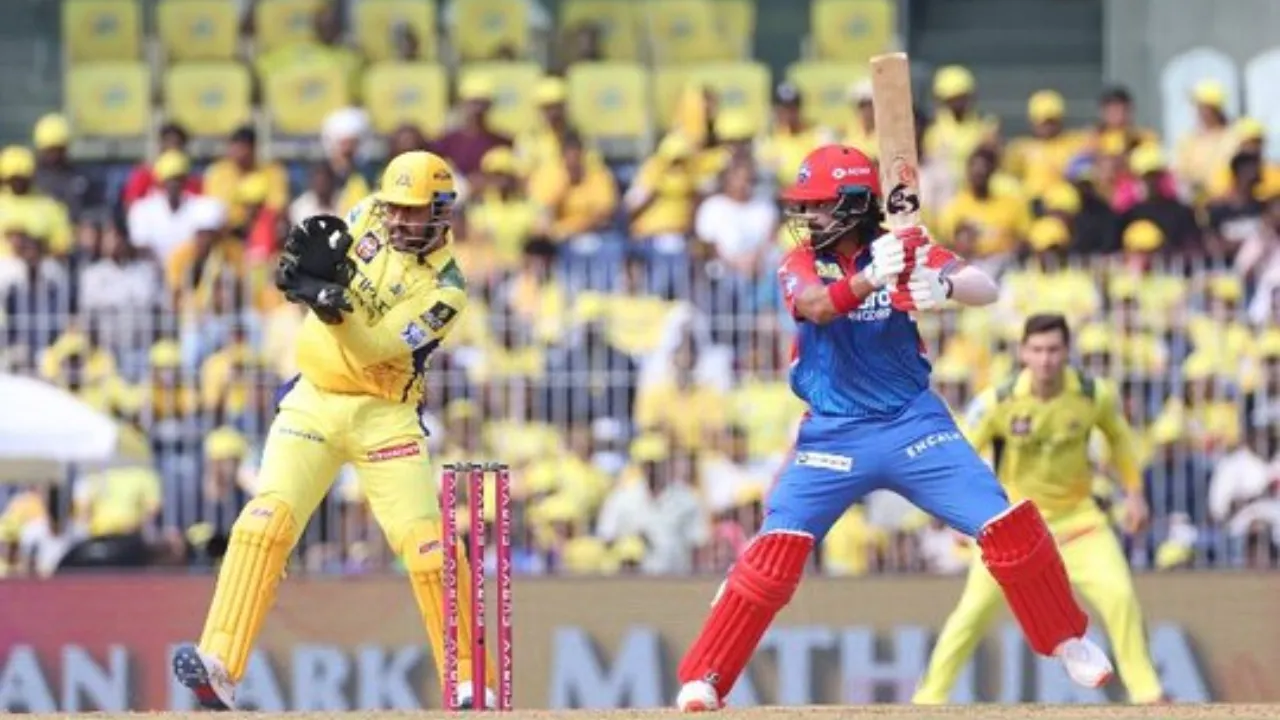 CSK VS DC: सीएसके को मिला 184 रन बनाने का टारगेट, दो रन बना कर आउट हुए  रचिन रवींद्र