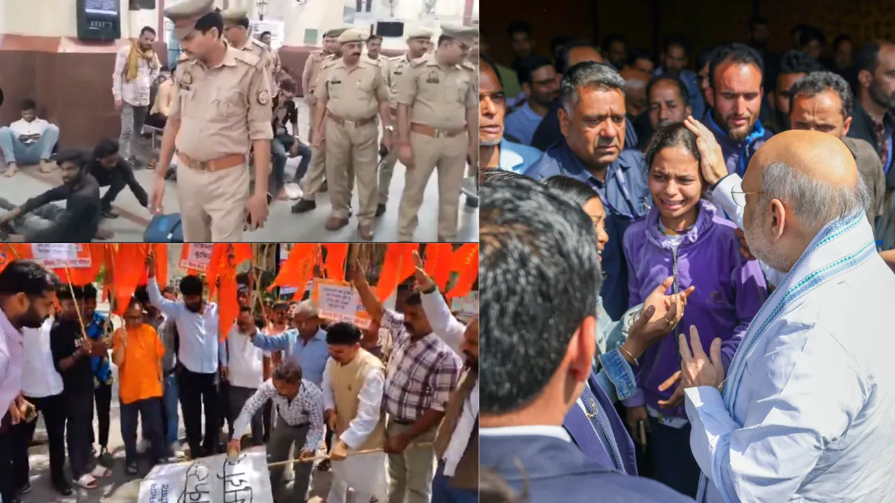 Pahalgam Attack: आतंकी हमले के विरोध में सड़कों पर उतरे उत्तर प्रदेश के लोग, फूंका पाकिस्तान के नाम का पुतला