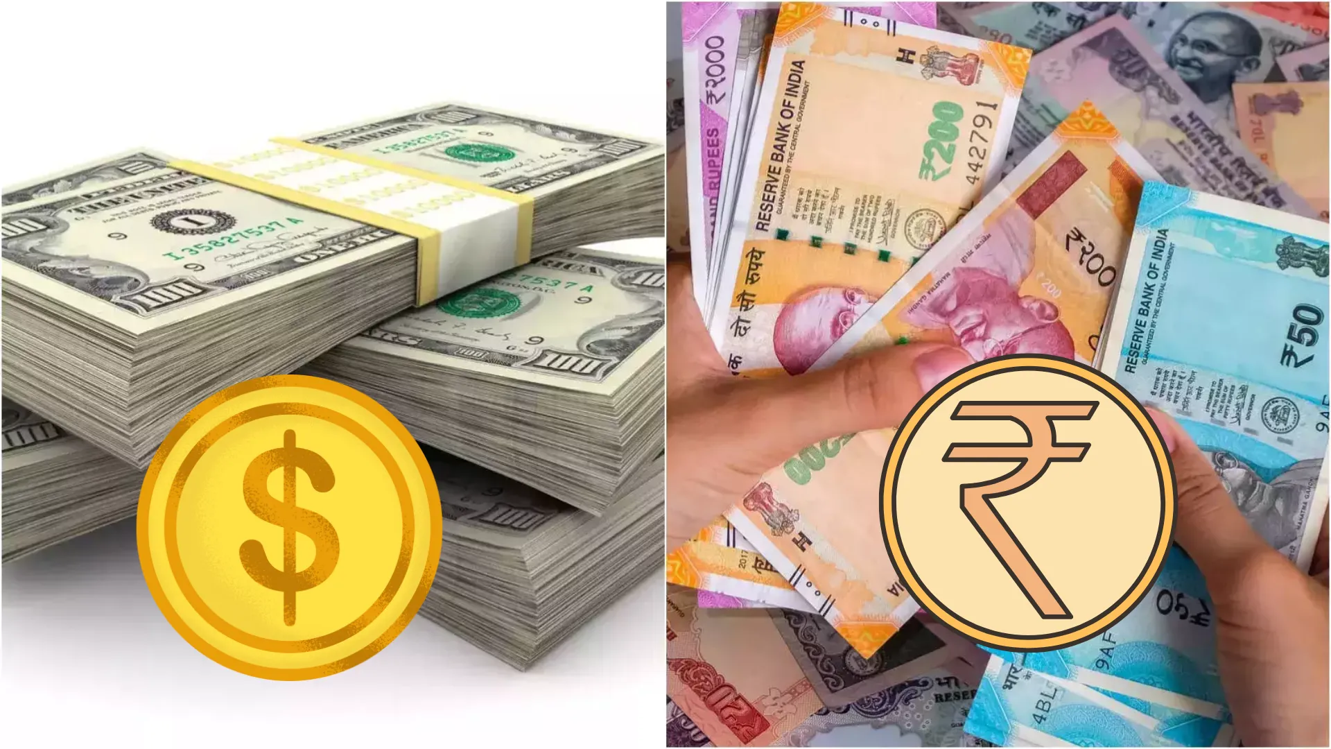 Dollar Vs Rupee :अमेरिकी डॉलर के मुकालबे मजबूत हुआ रुपया, पांच पैसे बढ़कर 85.25 पंहुचा 