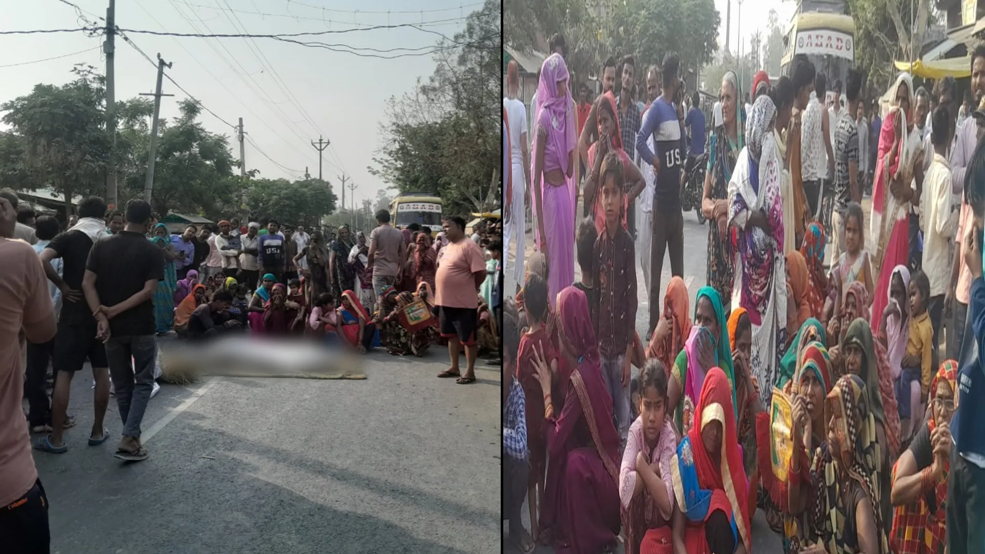 लखीमपुर खीरी: युवक का शव सड़क पर रखकर लगाया जाम...पुलिस ने खदेड़ा तो हो गया हंगामा