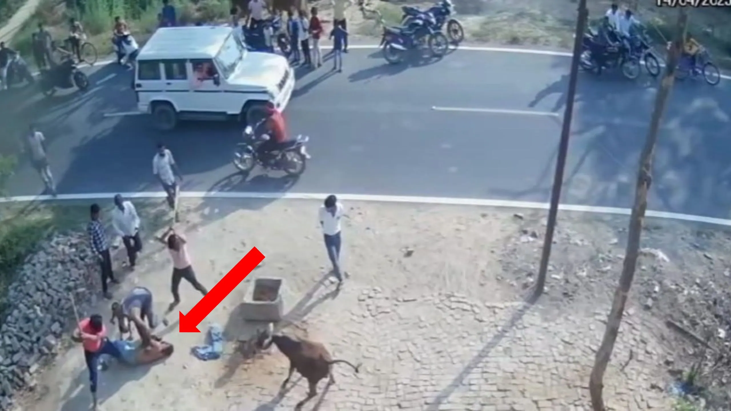 कासगंज: उधार के रुपए मांगने पर युवक को गिरा-गिराकर पीटा, खूब बरसाए लाठी-डंडे, घटना CCTV में कैद