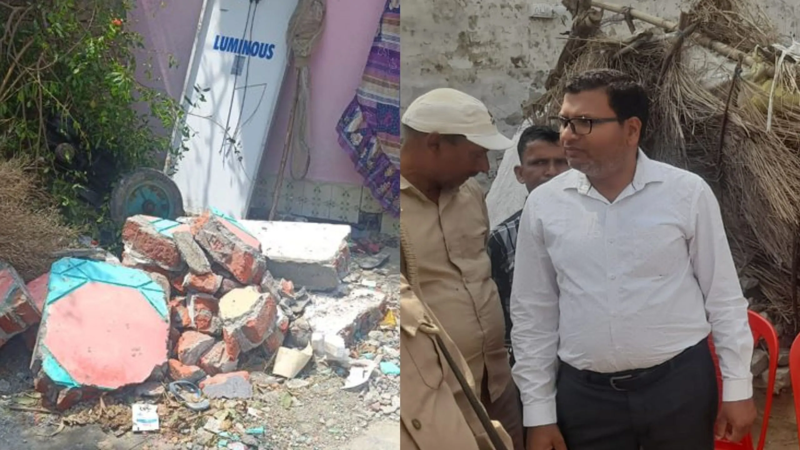 Bareilly: तेज आंधी कहर बनकर टूटी, मकान का छज्जा और झोपड़ी ढहने से दो की मौत