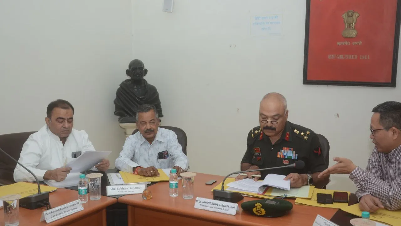 मीरपुर में ट्यूबवेल, कैंट हॉस्पिटल में एक्सरे मशीन; कानपुर में छावनी परिषद की बैठक में कई विकास कार्यों के लिए बजट तय...