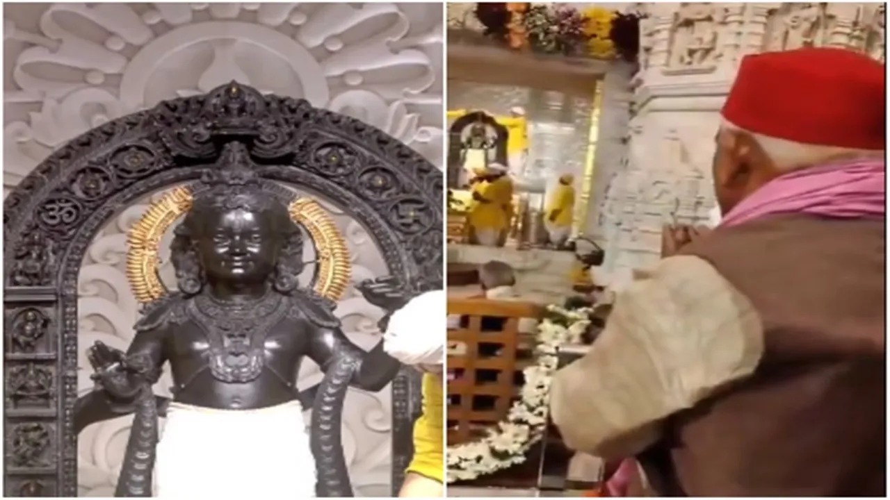 अयोध्या: सांसद अवधेश प्रसाद ने परिवार संग किए रामलला के दर्शन, कहा- राम हमारे रोम-रोम में हैं 