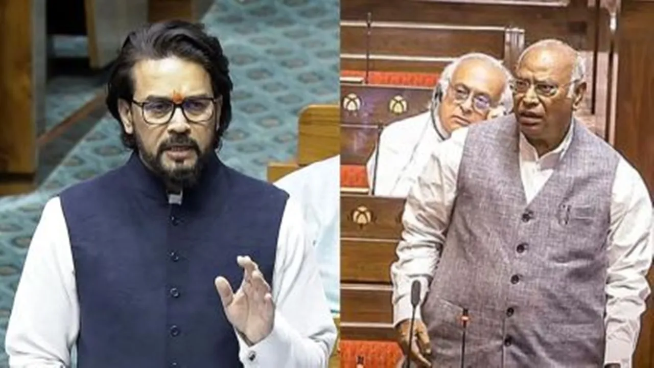 मैं इस्तीफा दे दूंगा, भाजपा सांसद आरोप साबित करें, अनुराग ठाकुर को खरगे ने दी चुनौती, जानें पूरा मामला 