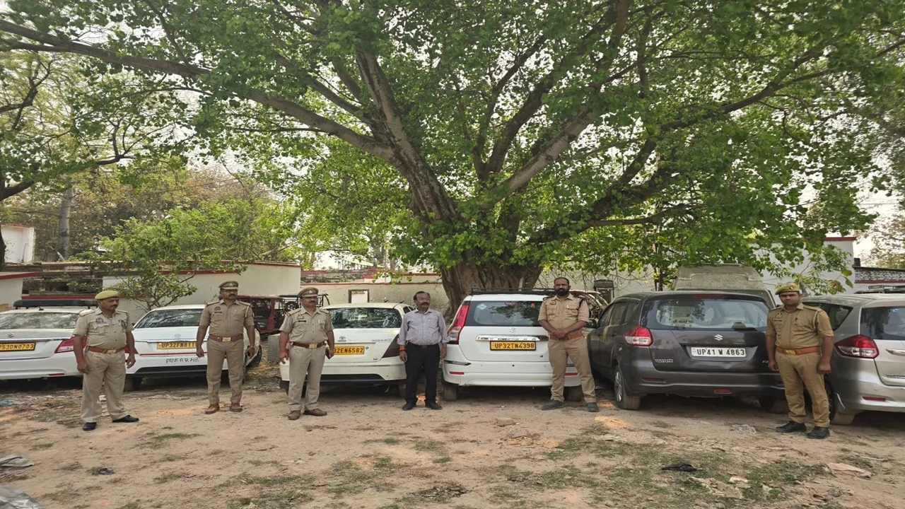 बहराइच: यातायात नियमों के उल्लंघन पर आठ वाहन सीज, एआरटीओ और पुलिस विभाग ने चलाया अभियान