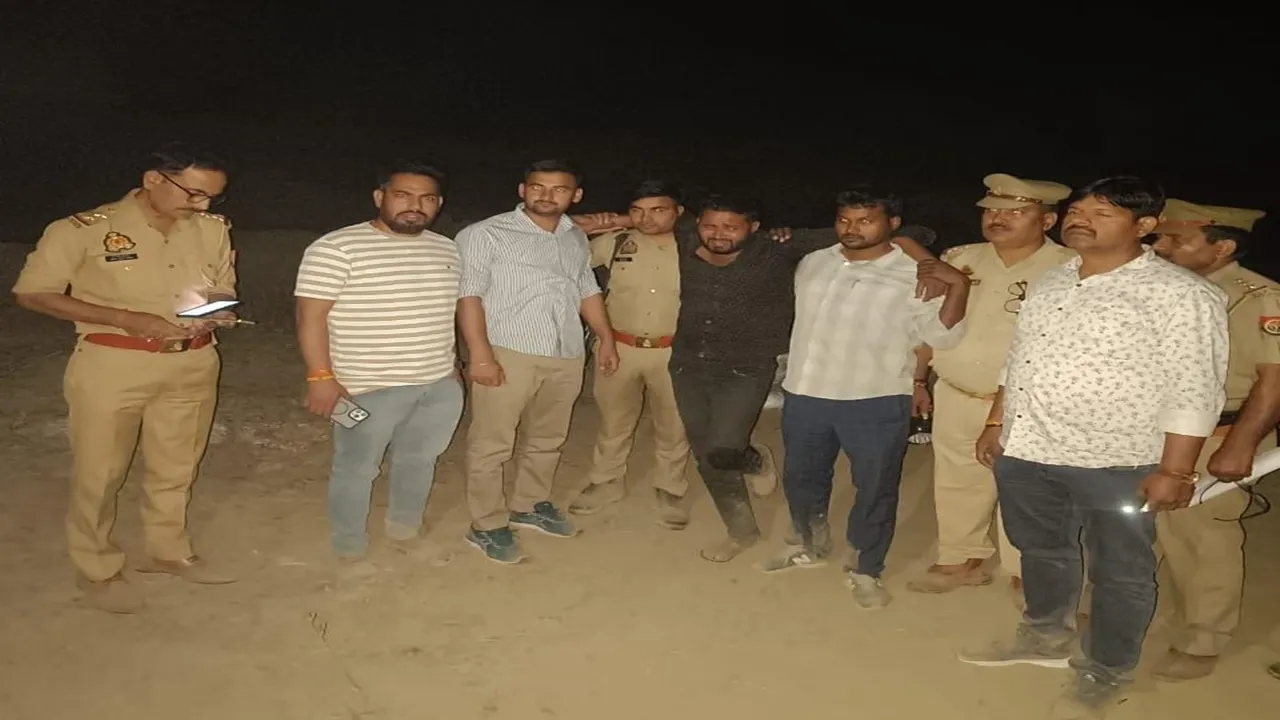 बाराबंकी: फार्महाउस में लूटपाट के आरोपी से पुलिस की मुठभेड़, कार, नकदी व तमंचा बरामद 