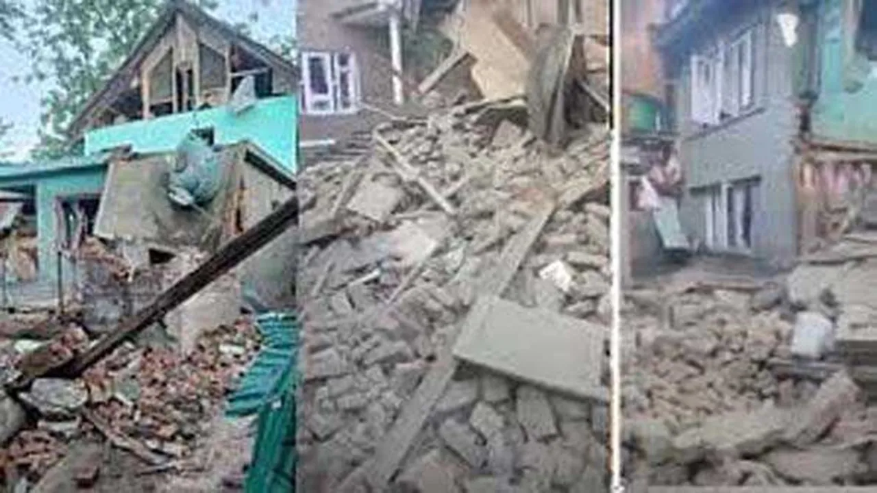  पहलाम आतंकी हमला: कश्मीर घाटी में तीन संदिग्ध आतंकवादियों के घर किए गए जमींदोज 