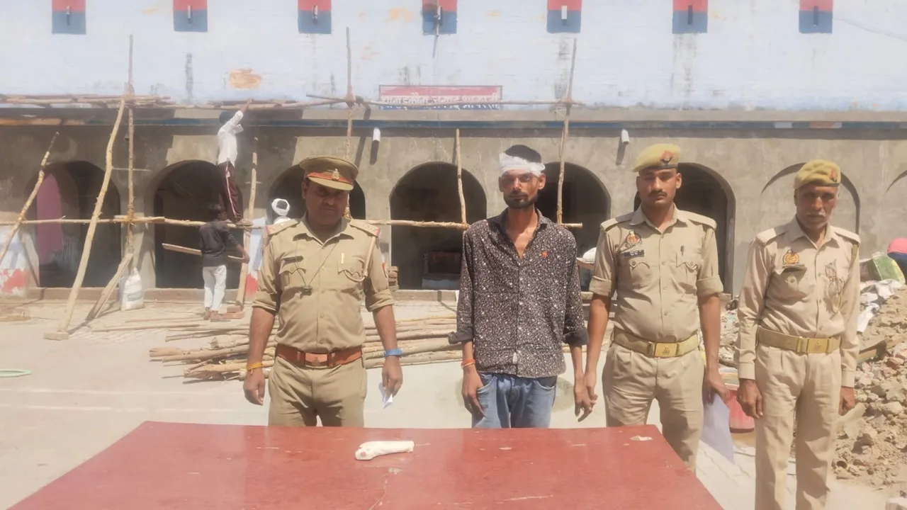 बहराइच: पूर्व प्रधान पुत्र को गोली मारने वाले आरोपी मृत्युंजय को श्रावस्ती पुलिस ने भेजा जेल