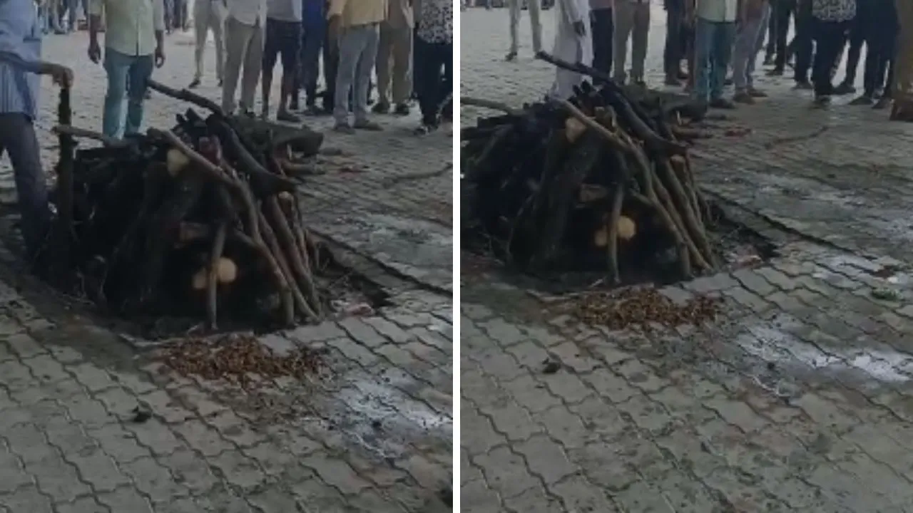 Kanpur: Hello पुलिस! मेरे पति की हत्या की गई...उसका अंतिम-संस्कार सिद्धनाथ घाट में हो रहा, फिर पहुंची पुलिस, जलती चिता रुकवाई