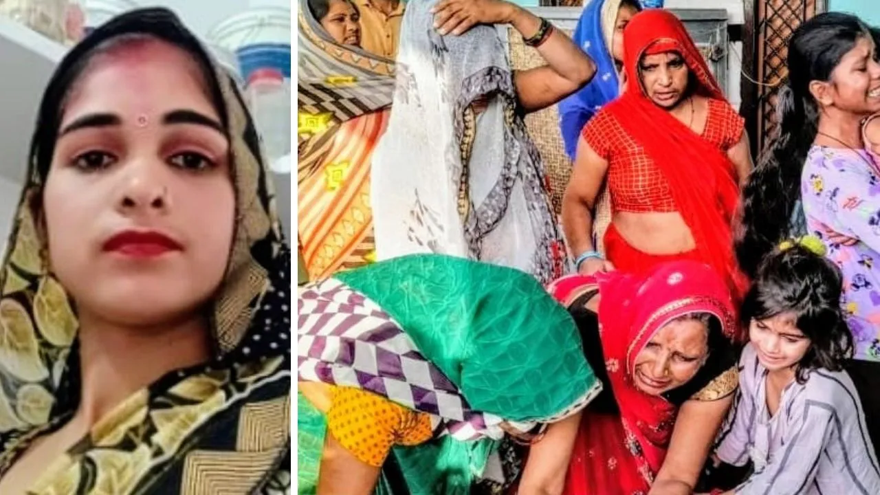 कानपुर में महिला ने फांसी लगाकर की आत्महत्या: सिसकती रही मासूम बेटियां, पति भी पत्नी और बच्चियों को देख खुद के नहीं रोक पाए आंसू