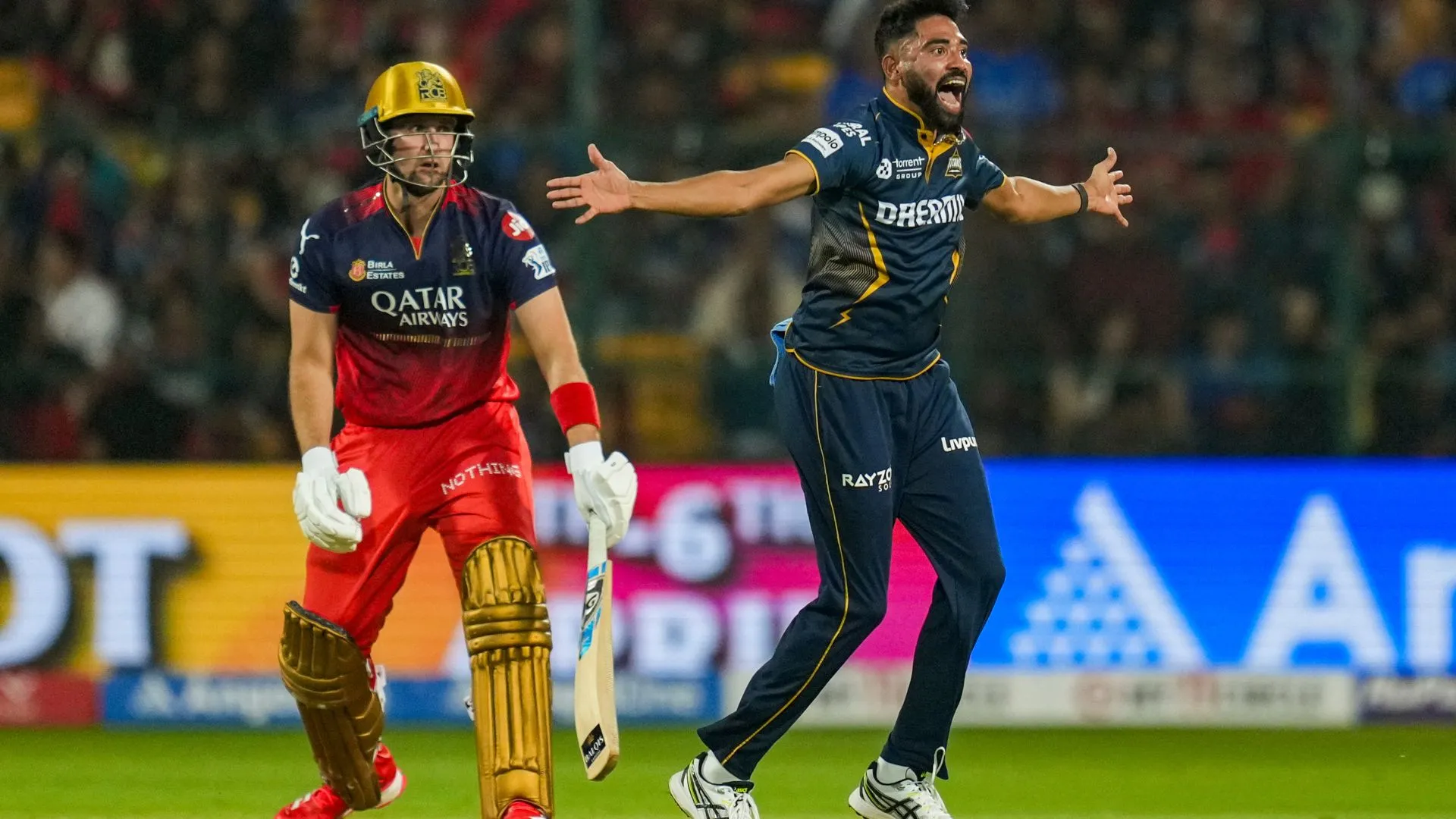 IPL 2025: रॉयल चैलेंजर्स बेंगलुरू ने गुजरात टाइटंस को दिया 170 रन का टारगेट