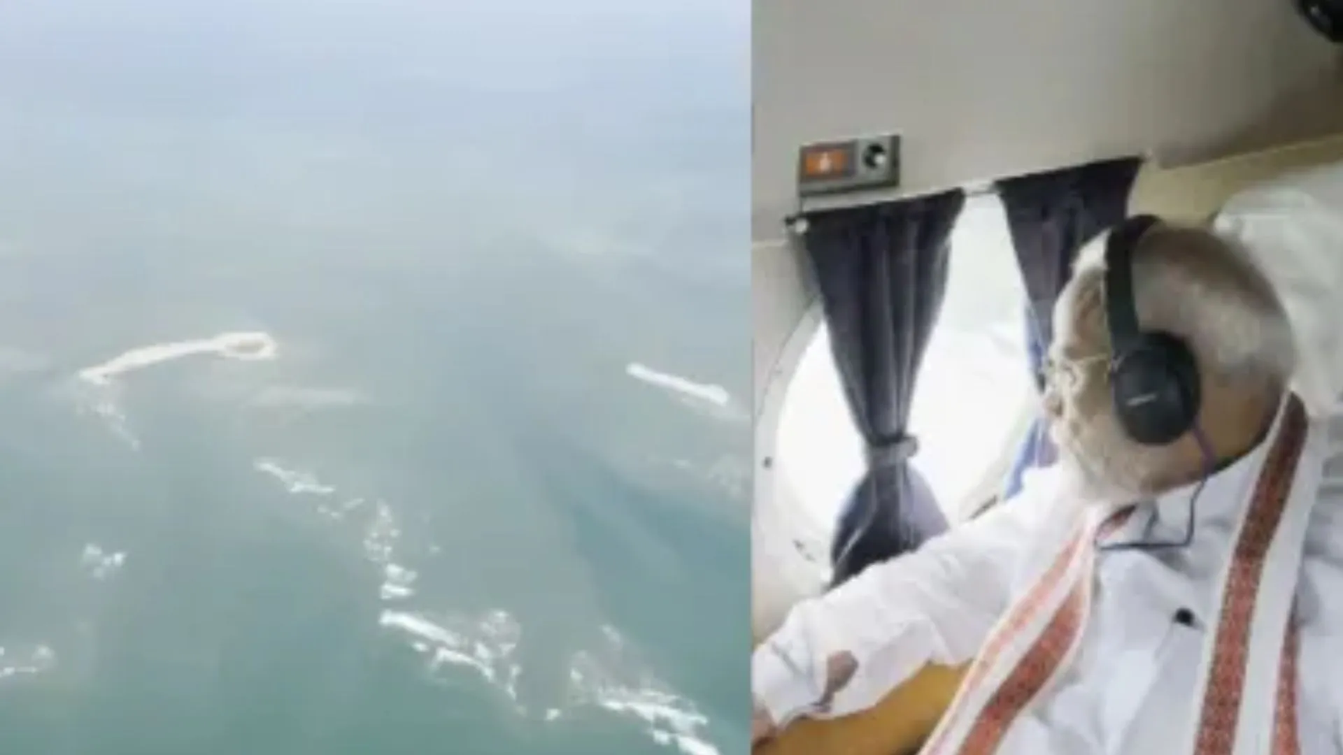 पीएम मोदी ने राम सेतु का किया हवाई दर्शन, इसे दैवीय संयोग कहा 