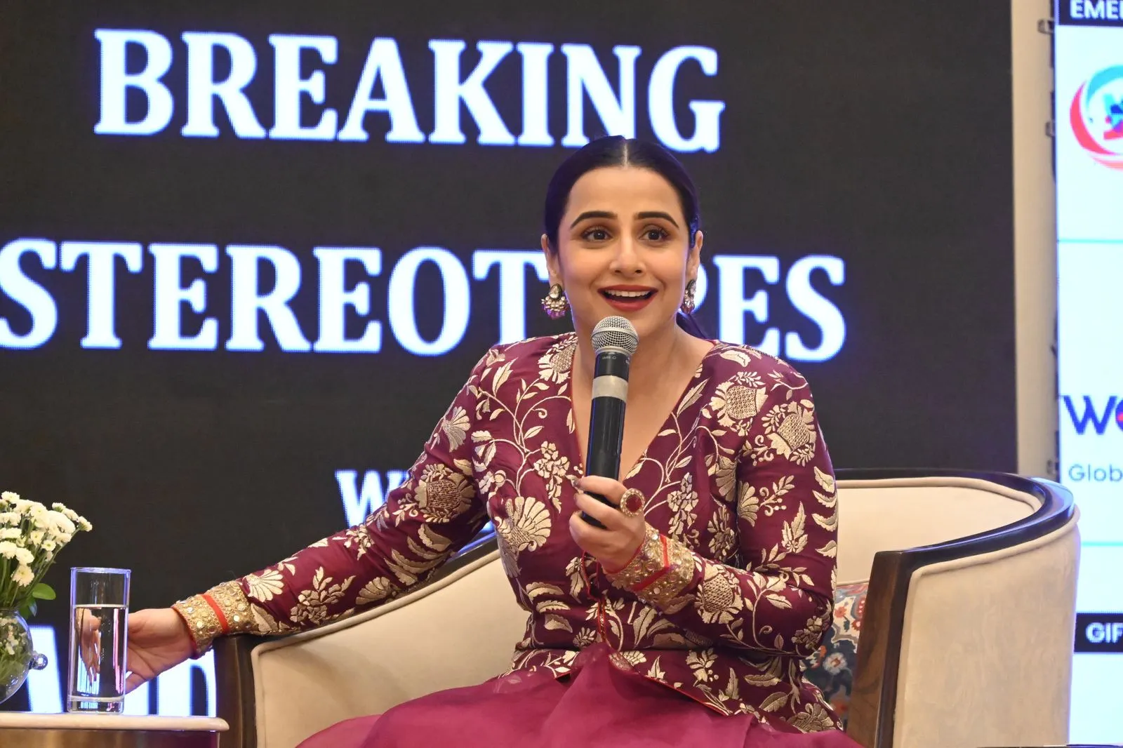 Kanpur में फिल्म अभिनेत्री विद्या बालन ने साझा किए अनुभव, बोलीं- चुनौती भरे रोल से कभी भी डरी नहीं 