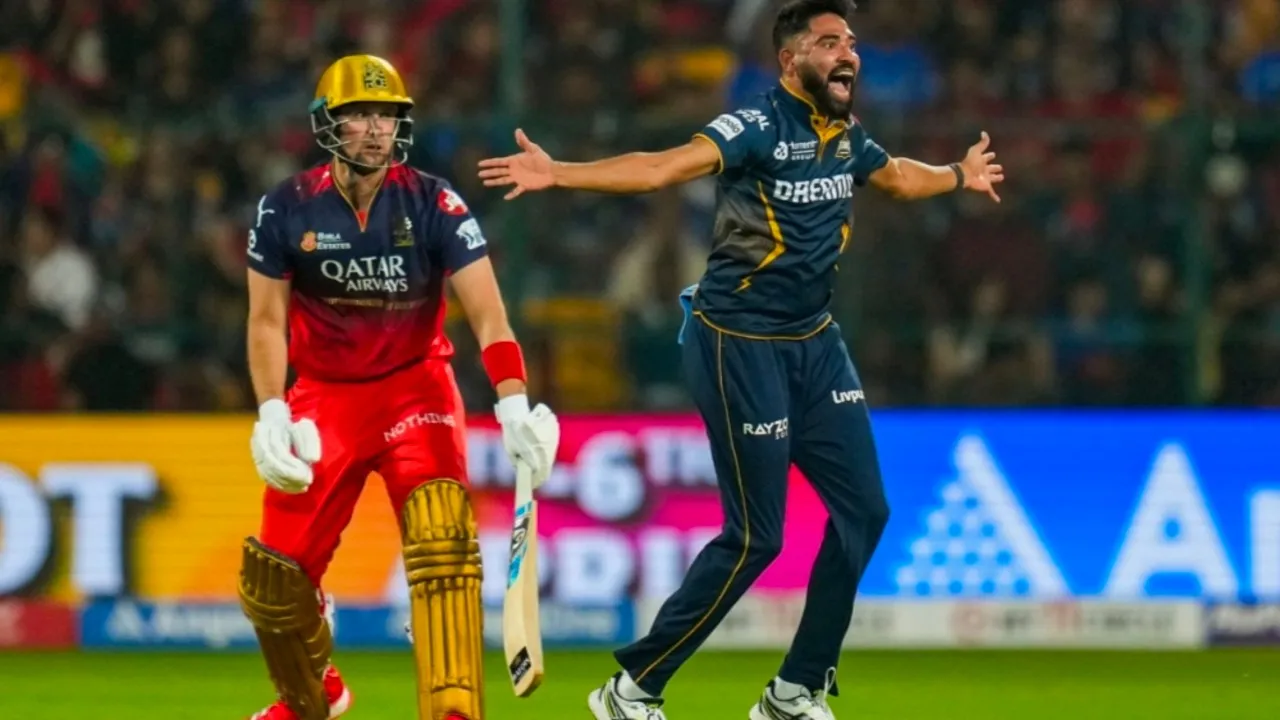 आईपीएल 2025 : बटलर के तूफान में उड़ा बेंगलुरु, गुजरात आठ विकेट से जीता