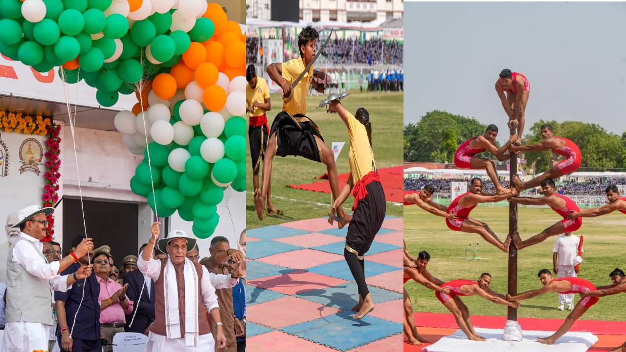 राजनाथ सिंह ने 'सांसद खेल महाकुंभ' का किया उद्घाटन, कहा- स्पोर्टिंग कल्चर के लिए पूरे विश्व में प्रसिद्ध है लखनऊ