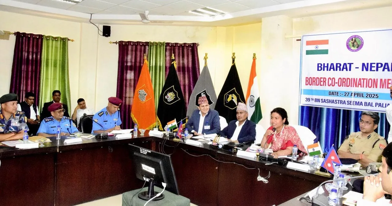 लखीमपुर: भारत-नेपाल सीमा सुरक्षा पर समन्वय बैठक, आपसी विश्वास और सहयोग को मजबूत करने पर जोर