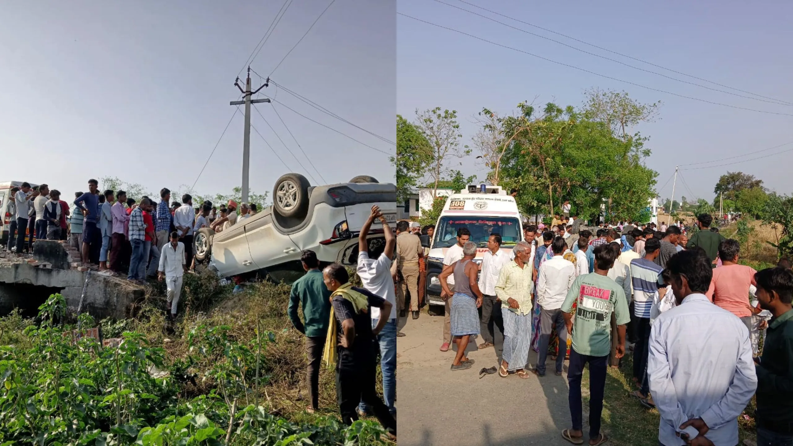 शाहजहांपुर: पूर्णागिरी से दर्शन करके लौट रहे परिवार की कार पुलिया से टकराई, दो बहनों की मौत