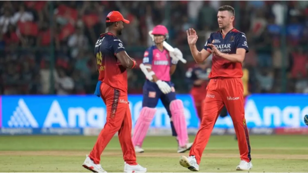 IPL 2025 RCB vs RR :  रॉयल चैलेंजर्स बेंगलुरु ने राजस्थान को 11 रन से हराया, विराट की दमदार बल्लेबाजी आई काम