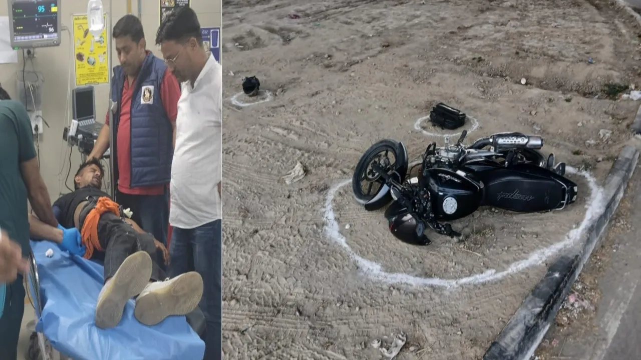 ऑपरेशन लंगड़ा : ज्वेलर्स के मुनीम के साथ हुई लूट में शामिल बदमाश गिरफ्तार, लुटेरे के पैर पर मारी गोली