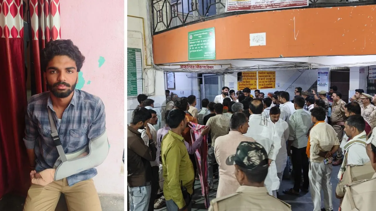 Chitrakoot: भाजपा नेता के बेटे से मारपीट का आरोप, थाने में हंगामा, एसआई और एक पुलिसकर्मी लाइनहाजिर, एएसपी को सौंपी गई जांच