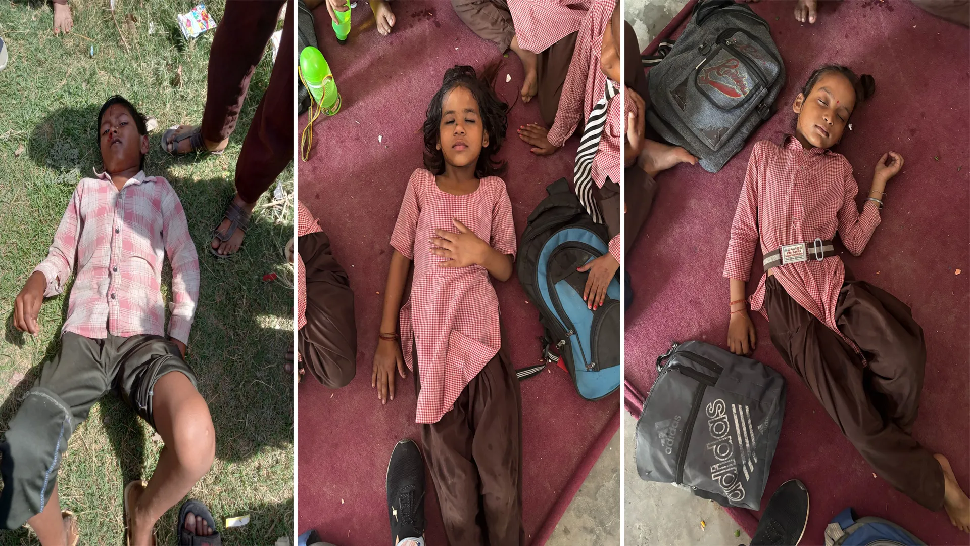 रामपुर: गर्मी ने ढाना शुरू किया कहर ! नहीं बदला स्कूलों का समय...गश खाकर गिर रहे बच्चे